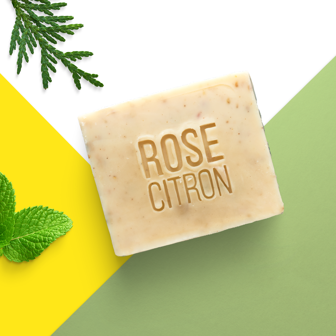 Savon exfoliant pour le corps - Cèdre-menthe image 1