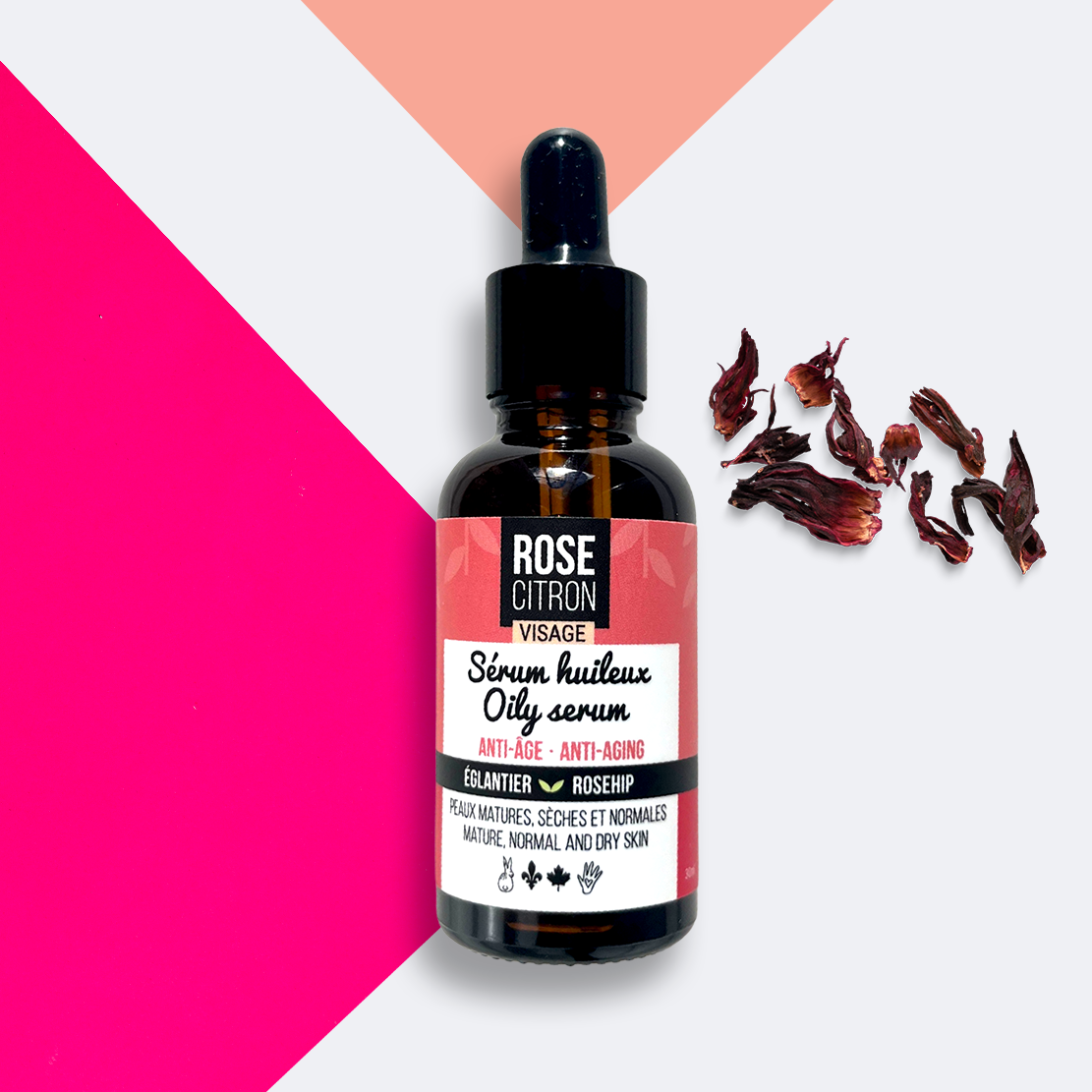 Sérum contour des yeux et visage anti-âge avec églantierSérum contour des yeux et visage anti-âge avec églantier