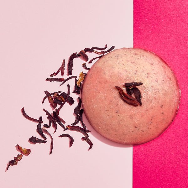 Exfoliant visage à l'hibiscus en barre - ROSECITRON