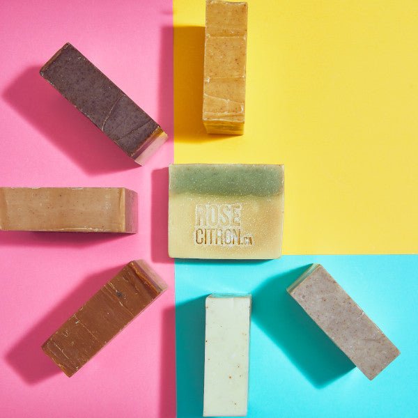 Savon hydratant pour le corps - Lime - vanille et argile verte - ROSECITRON