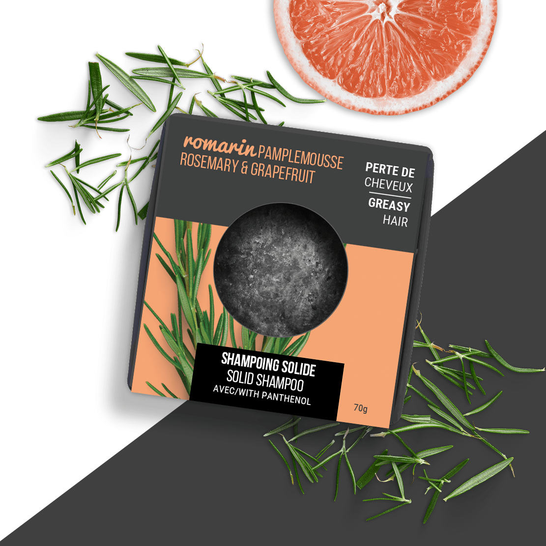 Shampoing en barre - ROSECITRON