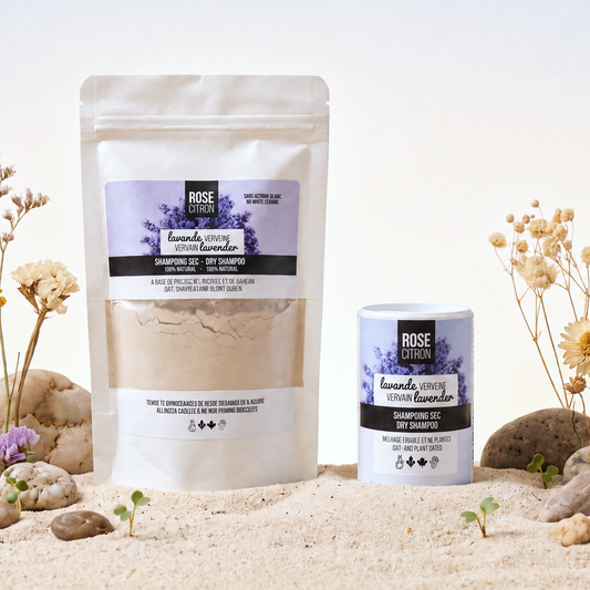 Dry shampoo with clays and plant extracts