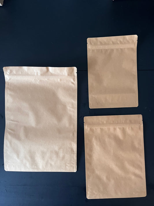 Vertical Kraft Paper Pouches
