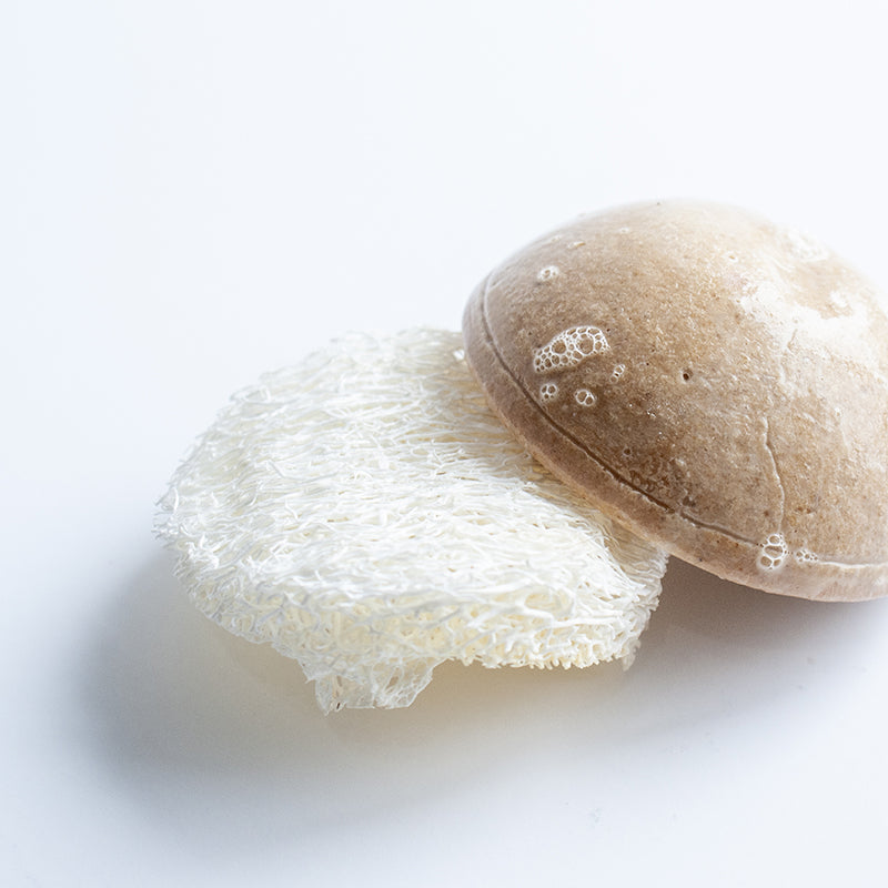 Mini éponge visage en luffa image 3