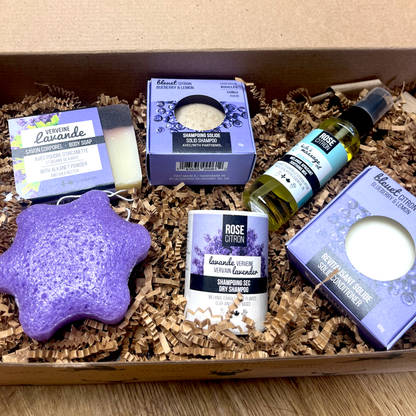 Boite de soins corporels à la lavande ROSECITRON