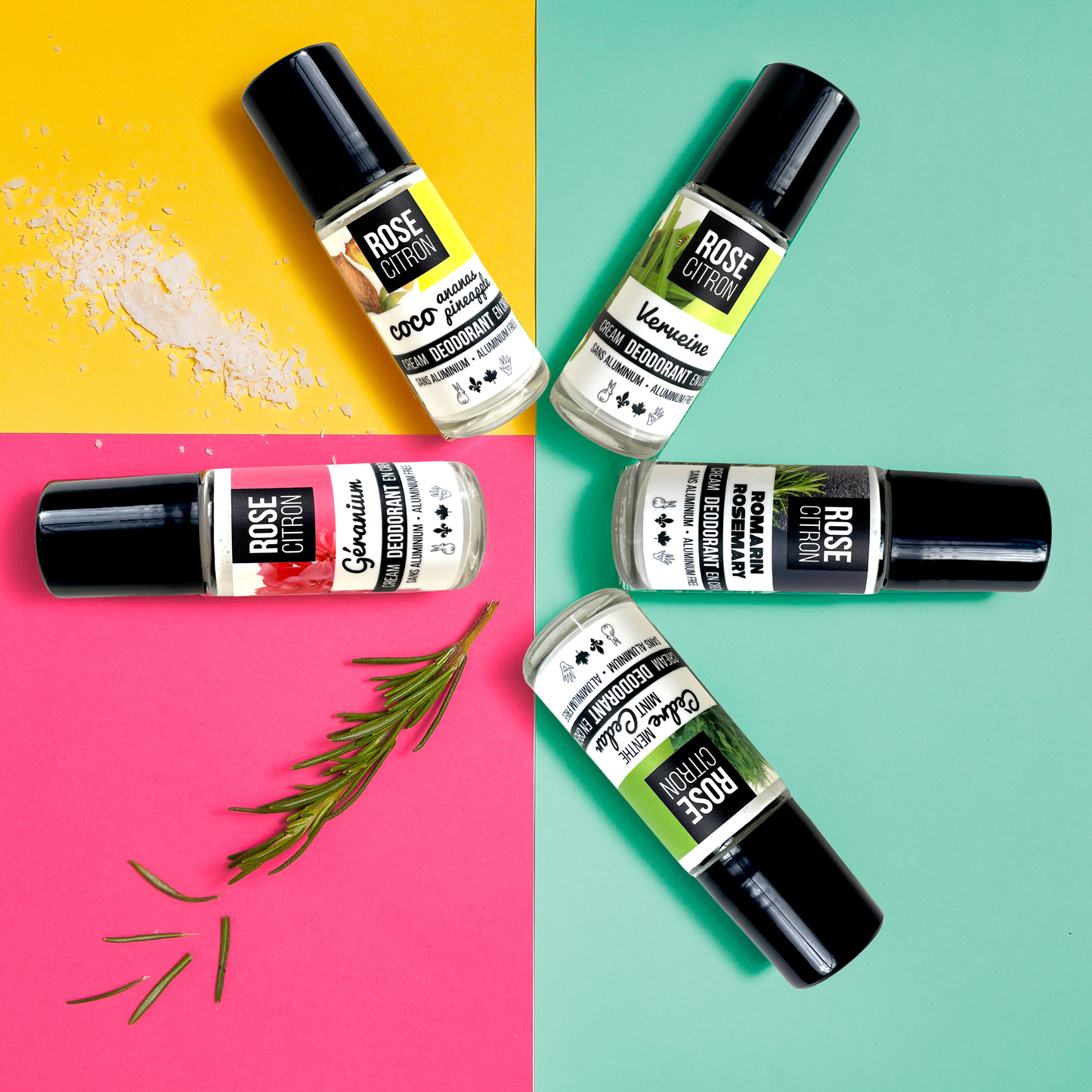 Déodorant naturel en crème à bille