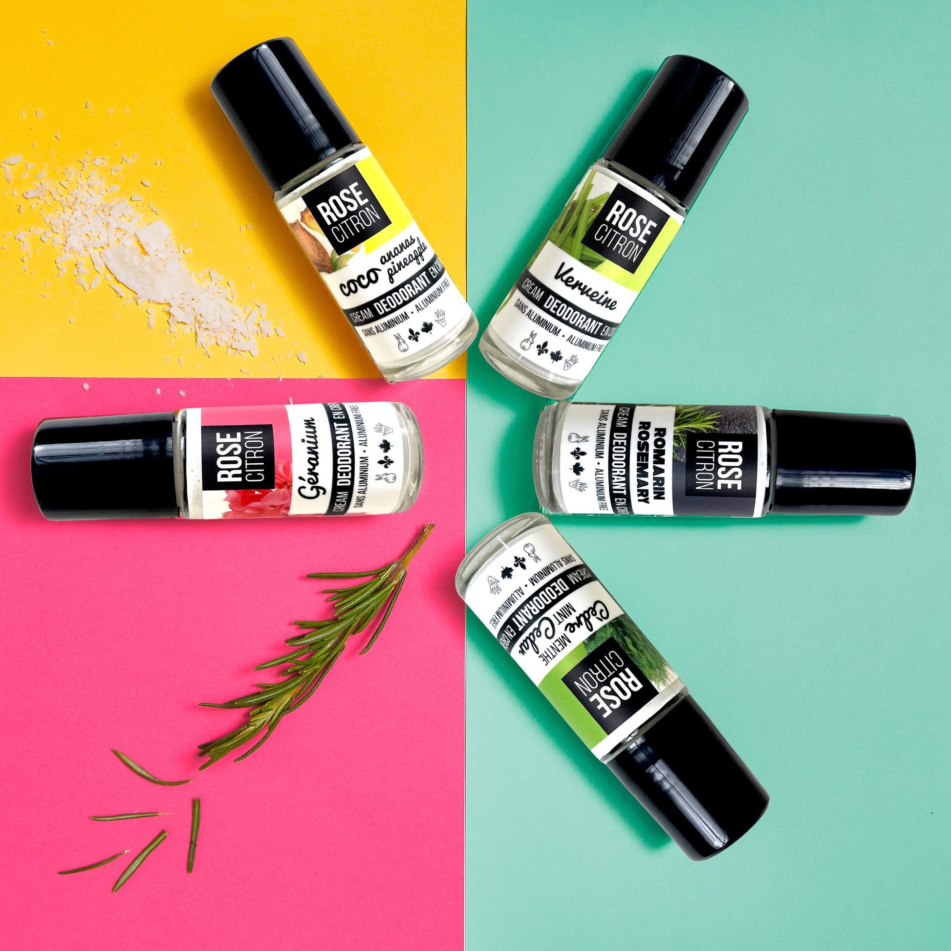 Déodorant naturel en crème à bille