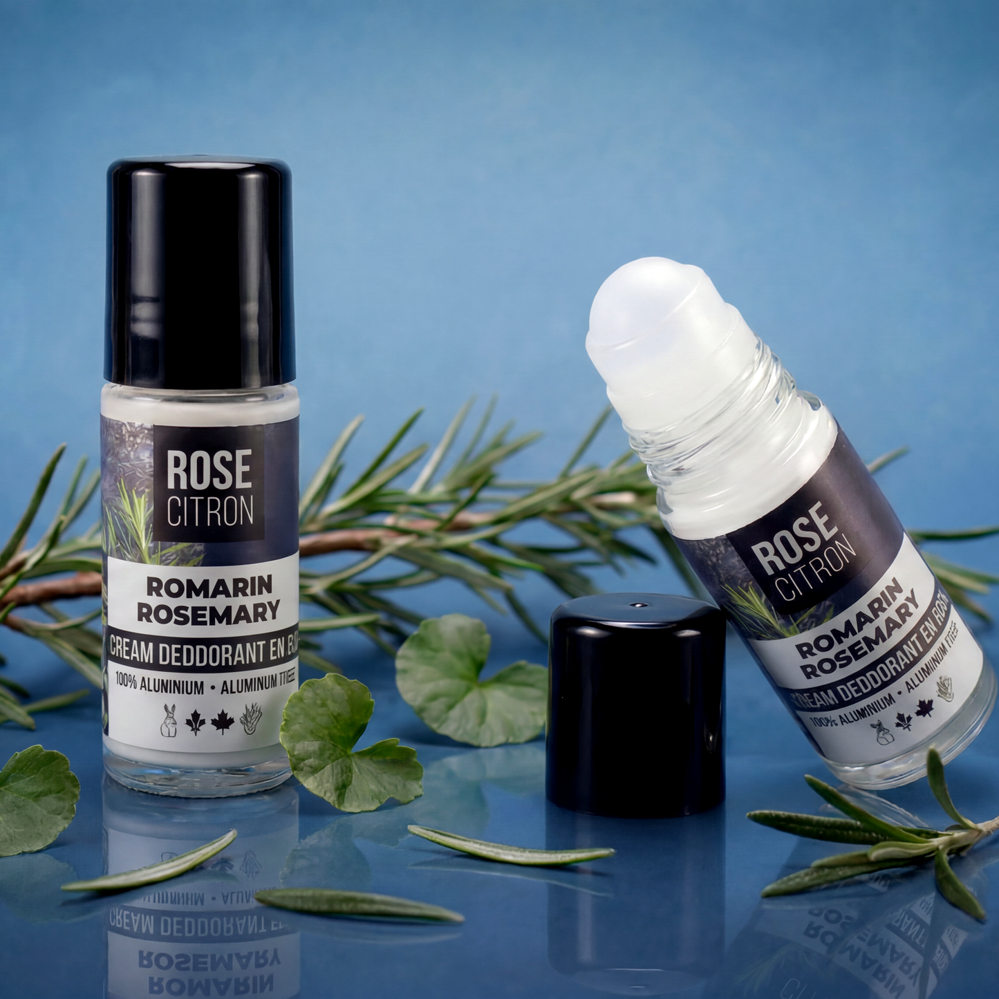 Natural roll-on cream deodorant