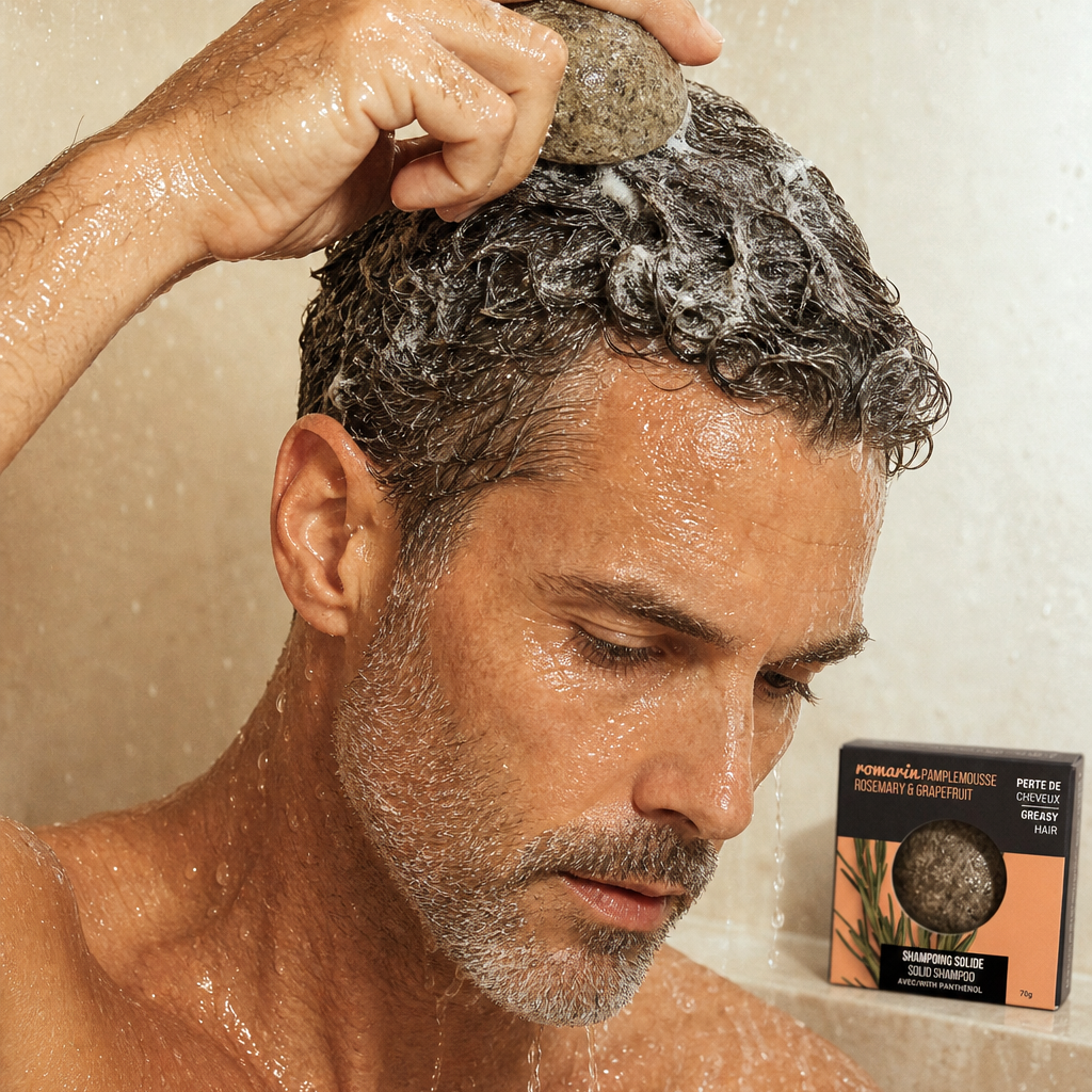 Shampoing en barre avec panthenol