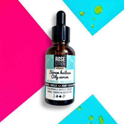 Sérum anti-rougeurs avec chanvre et nigelle