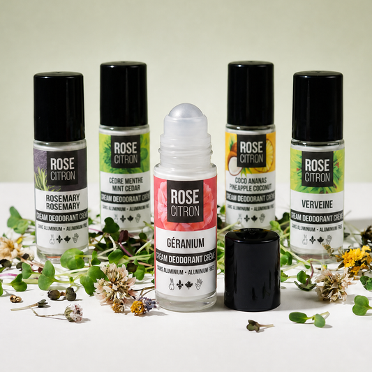 Déodorant naturel en crème à bille