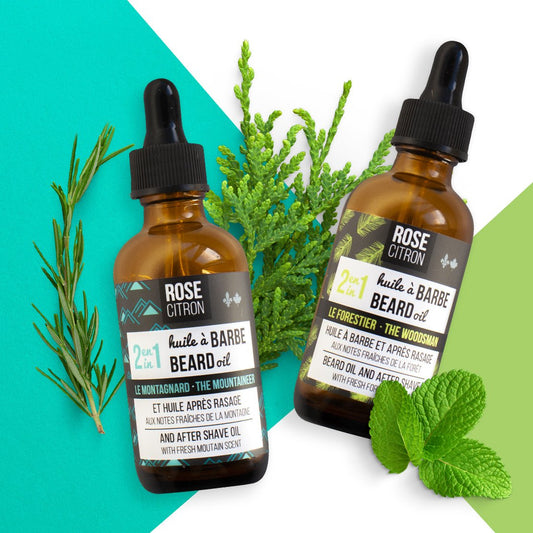 Huile pour la barbe et le visage - DE RETOUR ! - ROSECITRON