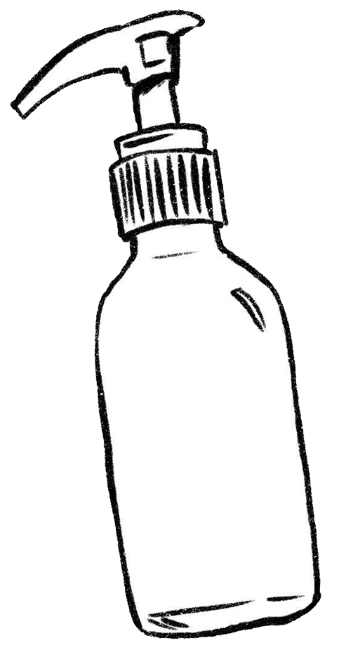 illustration ROSECITRON produits de soins naturels contenants sauvés