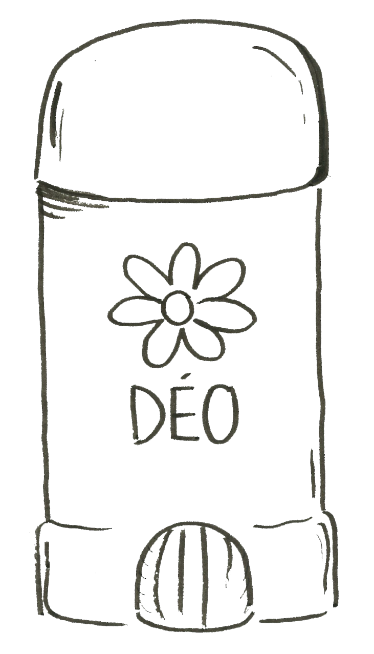 illustration ROSECITRON produits de soins naturels tubes déodorant sauvés