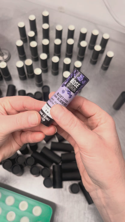 NOUVEAU ! Baumes à lèvres avec vitamine E et squalane - emballage en carton