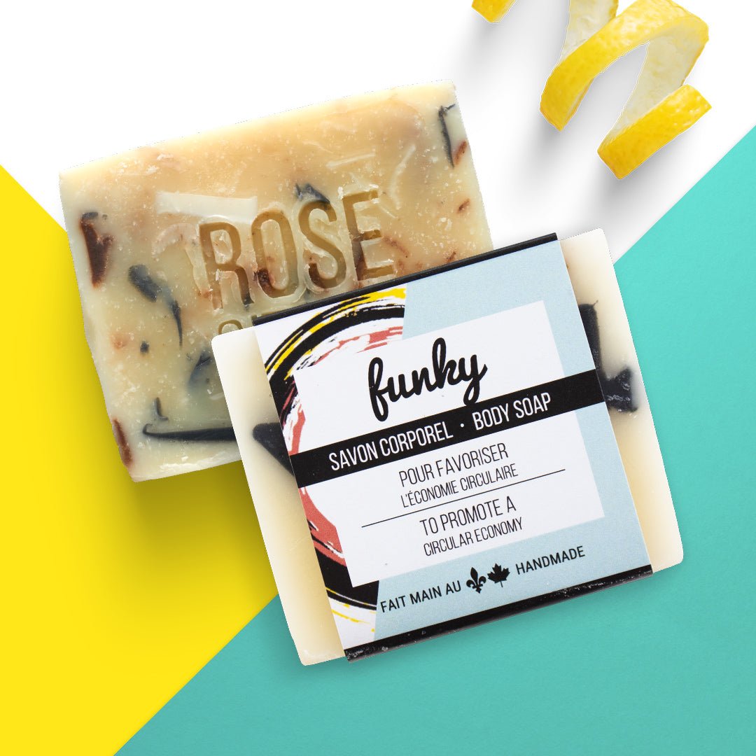 Savon à mains et corps - Le FUNKY - ROSECITRON