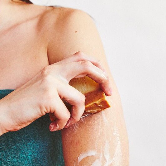 Savon hydratant pour le corps - Lime - vanille et argile verte - ROSECITRON